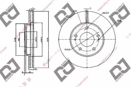 Тормозной диск DJ PARTS купить